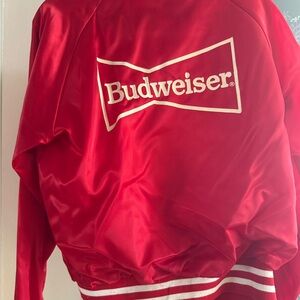 Budweiser Red Satin Jacket